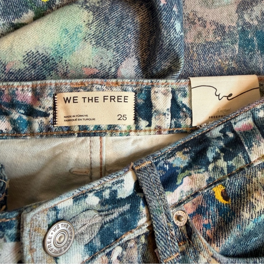 NWT Free People We The Free Tennessee Low-Rise Illusions Jeans - Picture 13 of 14
